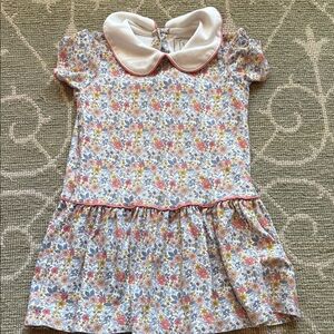 Lila and Hayes Floral Dress with Peter Pan Collar 3T